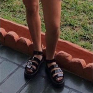 Dr. Marten’s Blaire Strap Patent Leather Sandals